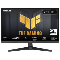 [VG249Q3A] Monitor Plano Gaming Asus TUF VG249Q3A 23.8&quot;, FHD, IPS, 180Hz, HDMI x2, DP x1, Earphone Jack x1