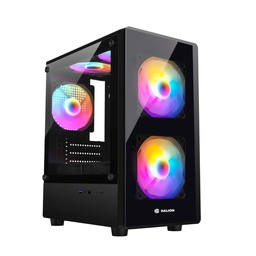 [Luna P25] Case Gaming HALION Luna P25, Vidrio Templado, S/Fuente, 3 x RGB.