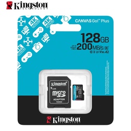 [SDCG4/128GB] Memoria Flash Micro-SD Kingston Canvas Go! Plus, 128GB, con Adaptador SD, 200Mb/s