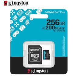 [SDCG4/256GB] Memoria Flash Micro-SD Kingston Canvas Go! Plus, 256GB, con Adaptador SD, 200Mb/s