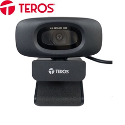 [TE-9073N] Cámara Web Teros TE-9073N, 4K, Micrófono Incorporado, USB 2.0.