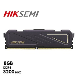 [HSC4408U32D2 8G] Memoria RAM Hiksemi Armor Black, 8GB, DDR4, 3200 MHz, PC4-25600, CL22, 1.2V.
