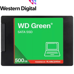 [WDS500G5G0A-00CPT0] Unidad de Estado Solido Western Digital Green, WDS500G5G0A, 500Gb, SATA 6Gb/S, 2.5", 7mm.