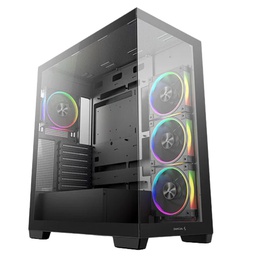 [R-CG580-BKADA4-G-1] Case DeepCool CG580 4F BK, 4 Fan ARGB, Vidrio Templado, S/Fuente, USB 3.0, Black.