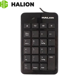 [K-119] Teclado Numérico Halion K-119, Usb Negro.