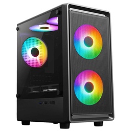 [Luna BP6] Case Gamer Dataone Luna BP6, Vidrio Templado, Fan 3xRGB, C/Fuente 500w.