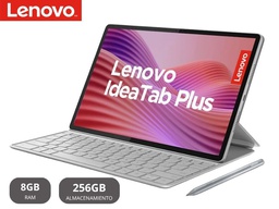 [ZAG70837PE] Tablet Lenovo Tab Plus 12.1" 2.5K IPS-90Hz, 8GB Ram, 256GB Rom, Android 15, Teclado + Tab Pen Plus, Wi-Fi