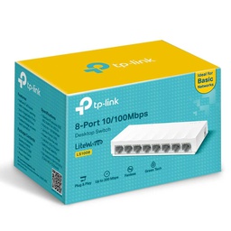 [LS1008] Switch Tp-Link LS1008, 8Port Ethernet 10/100 Mbps, Plástico.